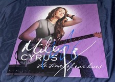 Miley Cyrus Signed Vinyl Album The Time Of Our Lives With Proof