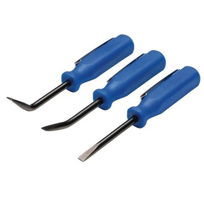 DRAPER Mini Pry Bar Set, 125mm, Blue 3 Piece Stock No: 30598 - Image 1 of 2