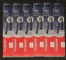 Colgate 360 Floss Tip Toothbrush Refill, Pack of 6