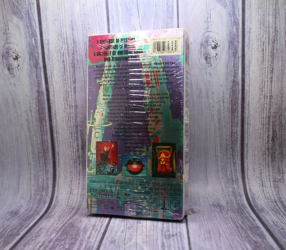 RARE Heavy Metal VHS Tape NEW SEALED 1996 THX Hype Sticker Cartoon Adult Fantasy - Image 3 of 4