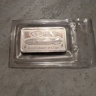 Hindenburg 1 Troy Oz 999 Silver Bar German Airship New Jersey Disaster ISIC-32