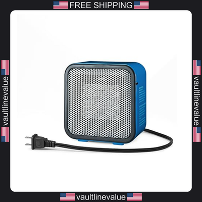 #ad #ad Amazon Basics ceramic mini space heater 500W blue portable indoor desk heater $39.91