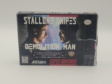 ebay® Auktion 406730071497 | Stallion Snipes Demolition Man Super Nintendo SNES US OVP schwarze Cartridge Thumbnail of ebay® auction 406730071497 | Stallion Snipes Demolition Man Super Nintendo SNES US OVP schwarze Cartridge