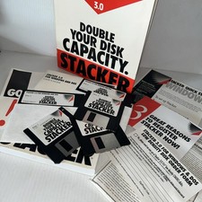 Windows  DOS 3.0 Double Your Disk Capacity Stacker Software Floppy Disks/304g