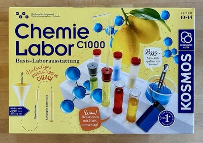 KOSMOS Chemiekästen Chemie Labor C500/Starter Set und C1000/Basis Ausstattung