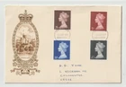 5/3/1969 UK GB FDC - Machins: High Values Set - Windsor Castle - Colchester FDI1