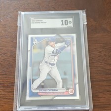 Bowman 2024 Shohei Ohtani #33 Base Los Angeles Dodgers SGC 10 Baseball