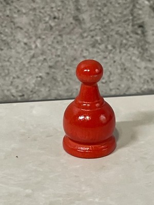 1985 Orient Express Mystery Detective Game - Pawn LIGHT RED