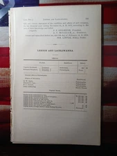 1877 Pennsylvania Train Report LEHIGH & LACKAWANNA RAILROAD Stroudsburg PA