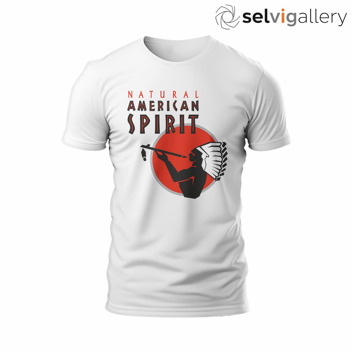 Natural American Spirit Logo funny T-Shirt Sizes S-5XL Made in USA