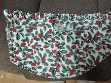 ""LONGABERGER HOLLY BASKET LINER"" - NEW SNOWFLAKE CUST DE HOLLY