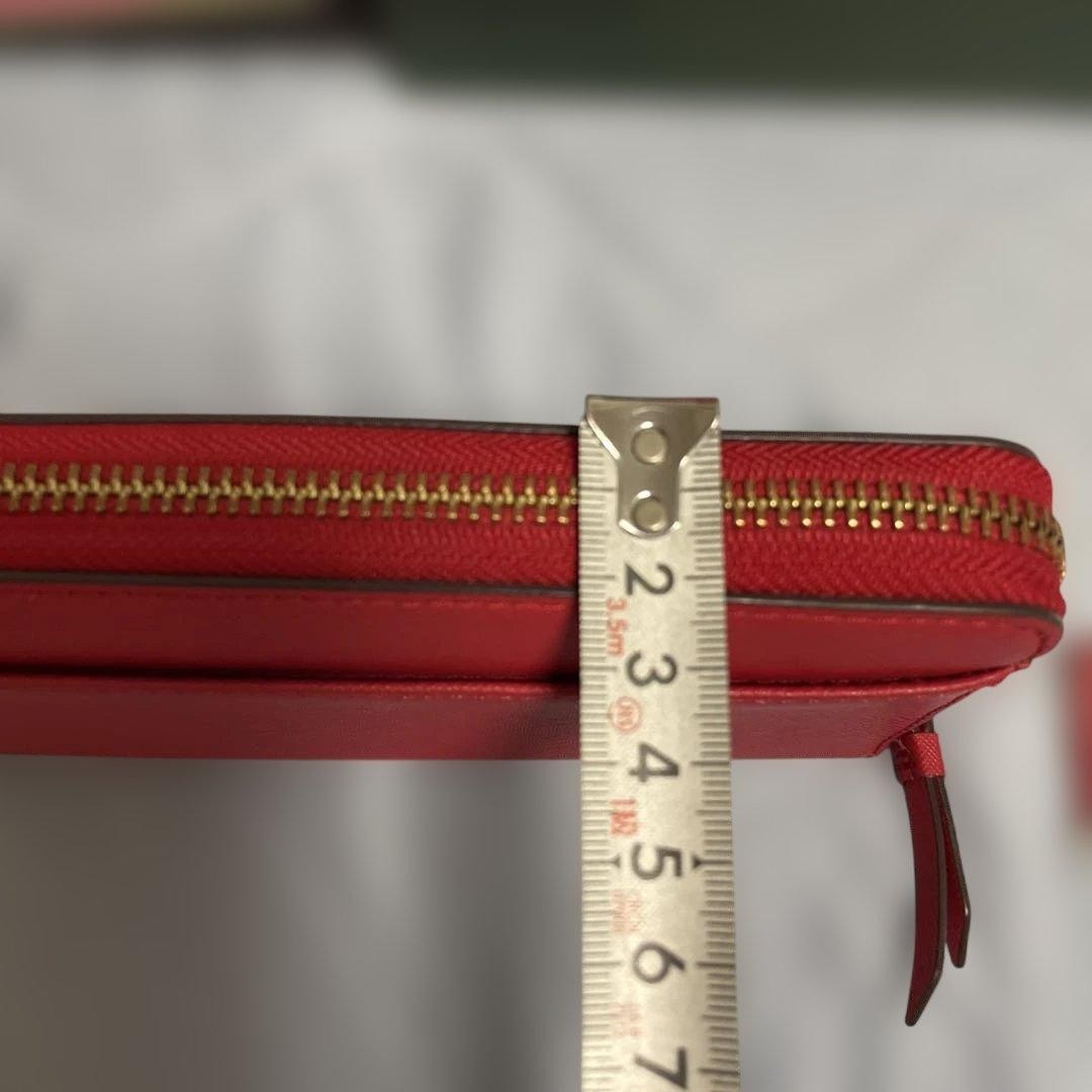 KATE SPADE Long Wallet Red Leather Mint Condition with Box thumbnail 4