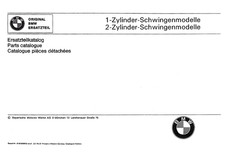 BMW R 50 / R 50 S / R 60 / R 69 S - Ersatzteilkatalog