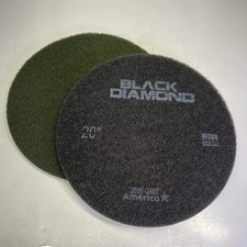 AMERICO SET OF 2 Black Diamond Pads Highest Brilliance 3000 Grit 20" 442420