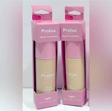 New Prolux Matte Foundation   Vegan  Cruelty Free Set of 2 - 1.35 FL oz.
