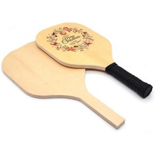 1 Pair Sublimation Blank Wood Pickleball Paddles 7.75" x 16.14",0.4'' Thickness