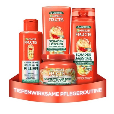 Garnier Fructis Damage Extinguisher Hair Care Set for Damaged with... 