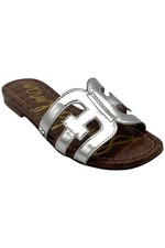 Sam Edelman Kids Girl's Bay Slip-On Sandals Silver