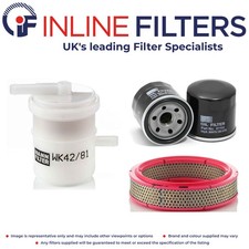 Filter Kit for Suzuki Alto 0.8 FX SS80F w/F8B 790cc Petrol 39hp 29kW Eng 1982/01
