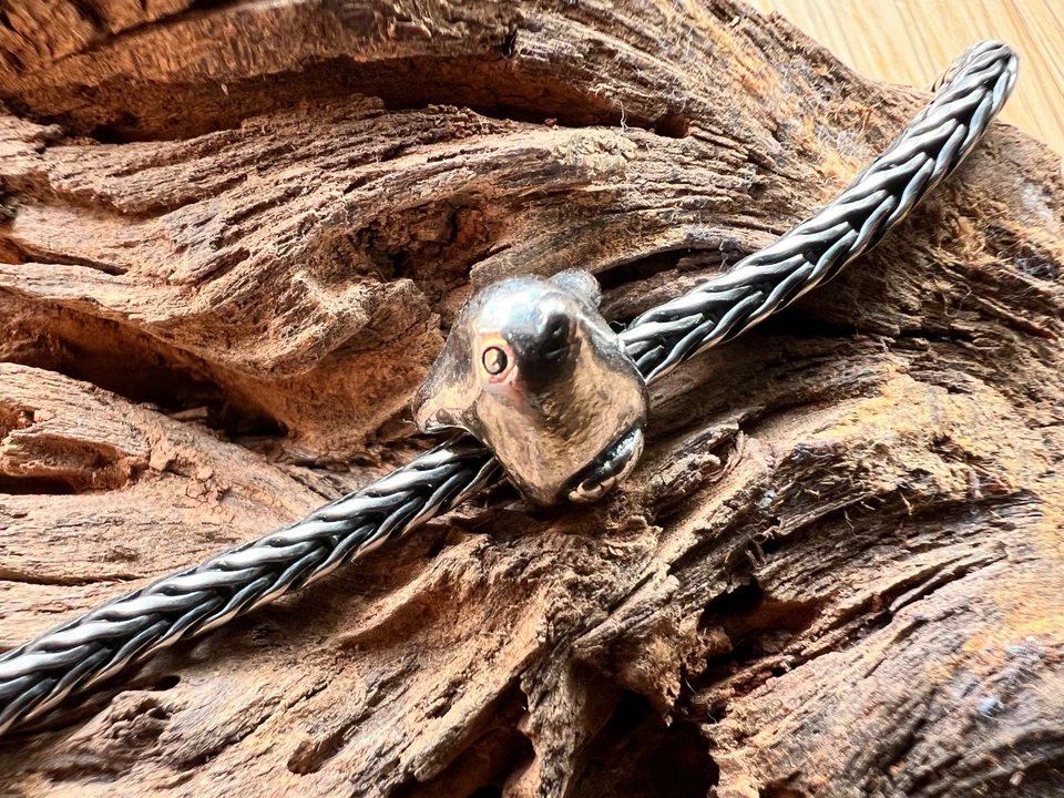 🌟 NEU: Original Trollbeads Bead "Küken" TAGBE-30018 retired massives 925 Silber