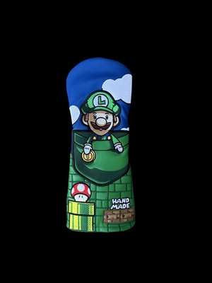Handmade Mario Brothers Luigi Fairway  Headcover - NEW AFS SUPER MARIO YOSHI