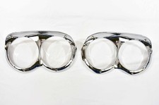 1958 Chevrolet Impala Headlight Bezel Pair Chrome Usa Plated