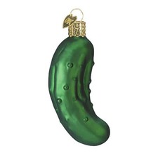 Old World Christmas Pickle Glass Owc Ornament Vegetable Fruit 28016