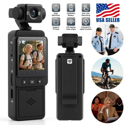 WiFi Pocket Action 1080P Camera 270° Rotation Vlog Camera Handheld DV Sports Cam