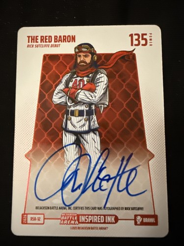 2026 Bo Jackson Battle Arena #RSA-12 Rick Sutcliffe THE RED BARON Brawl Auto
