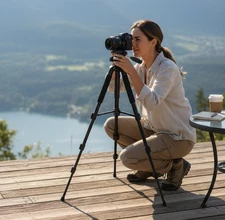 Huepar TPD14 Tripod - Black