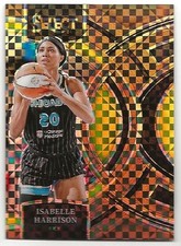 Isabelle Harrison 2024 Panini Select WNBA Premier Level Bronze Checker Prizm /49