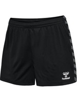 hummel Authentic PL Short Damen XS Schwarz Sporthose Training