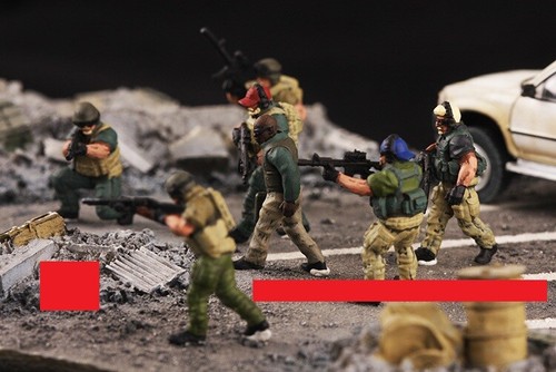 1/72 Scale Special Task Protection Team 7PCS Soldiers Assembled Painted ...
