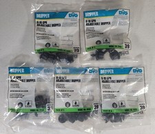 Dig Dripper 0-10 Gph Adjustable Flow Drip Irrigation B05b Poly Tubing 5 Packs