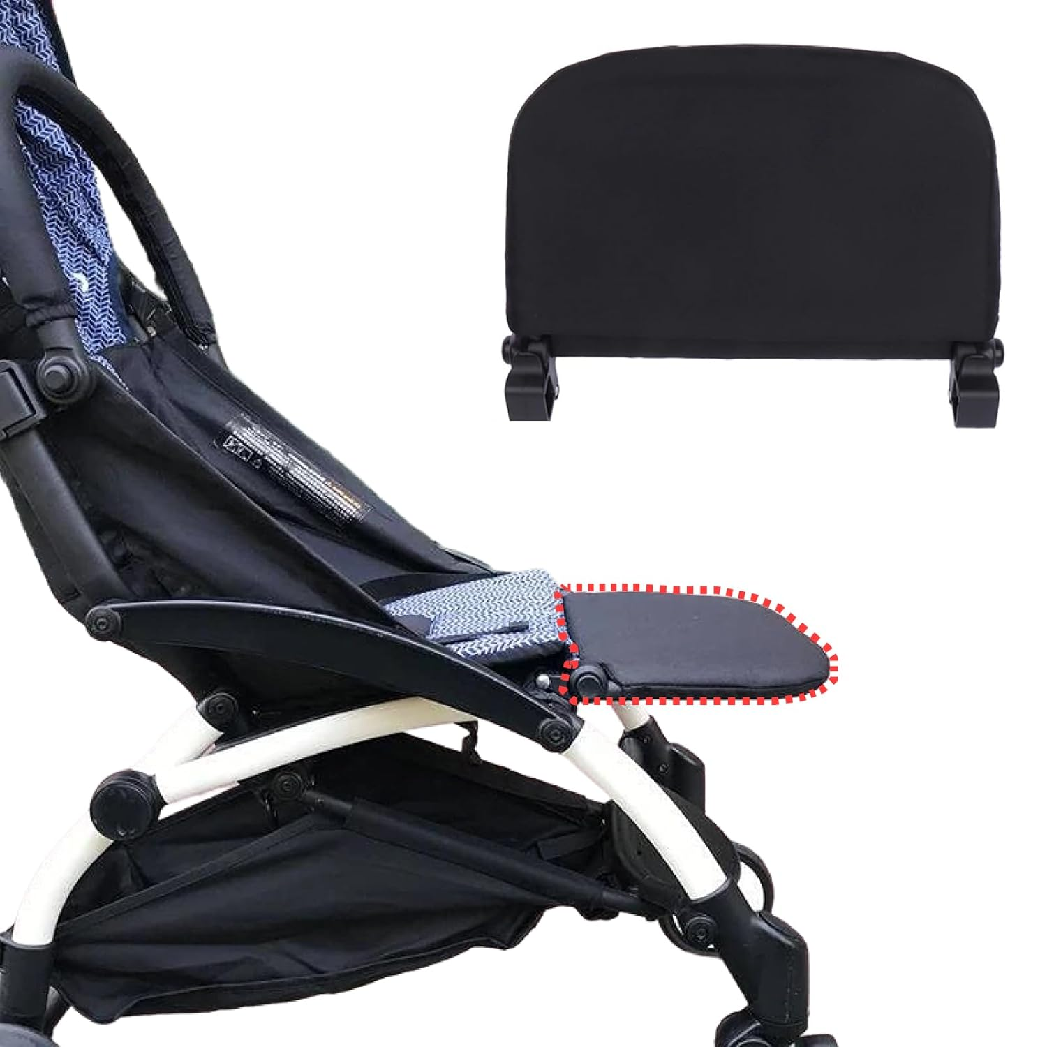 Extended Stroller Leg Rest for Babyzen YOYO/YOYO2/YOYO 8.3