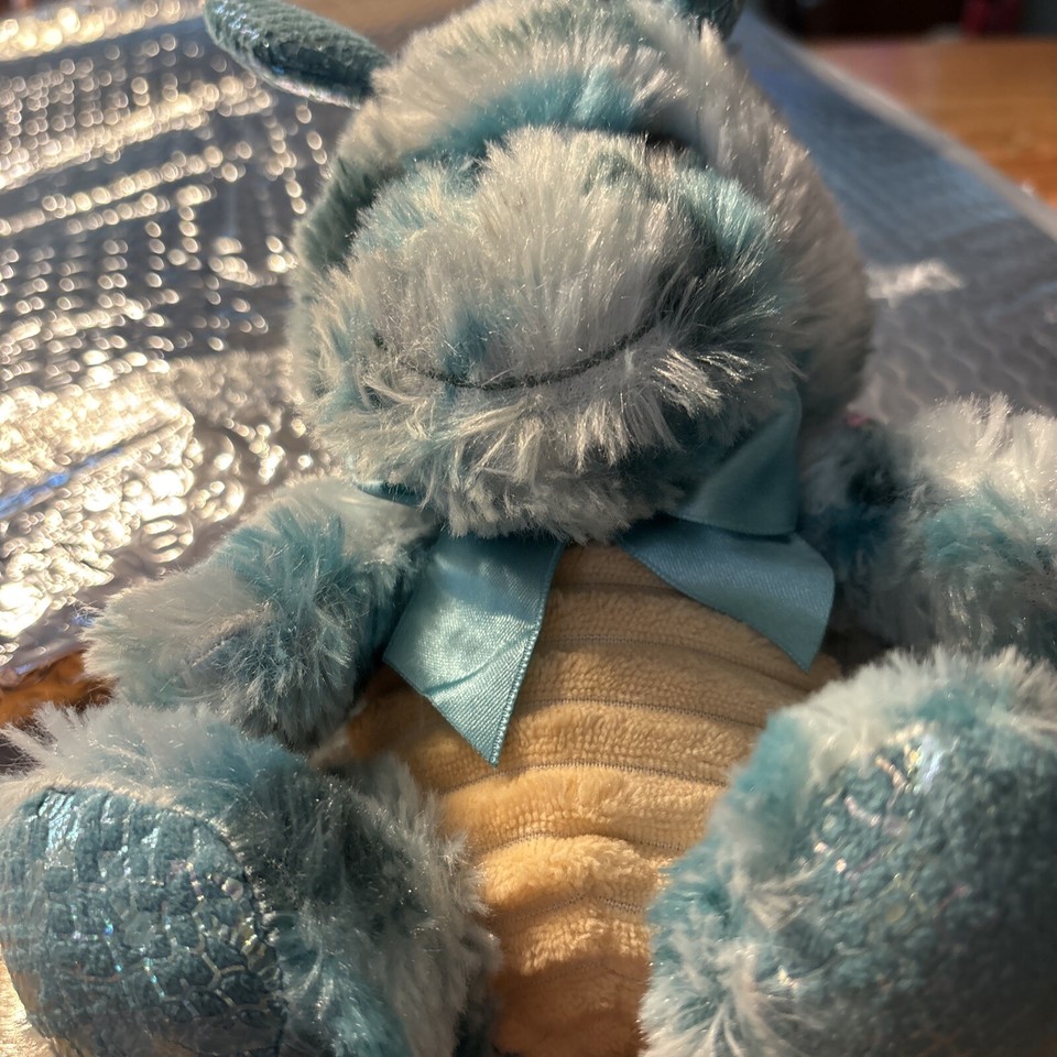 Way to Celebrate! Valentine’s Day 7" Plush Camo Dragon Teal Walmart