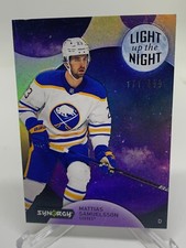 22-23 Synergy Light Up the Night /699 #LN-MS Mattias Samuelsson Sabres