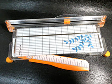Fiskars SureCut Paper Trimmer 12  Cut Length Portable Swing-Out Arm Triple Track