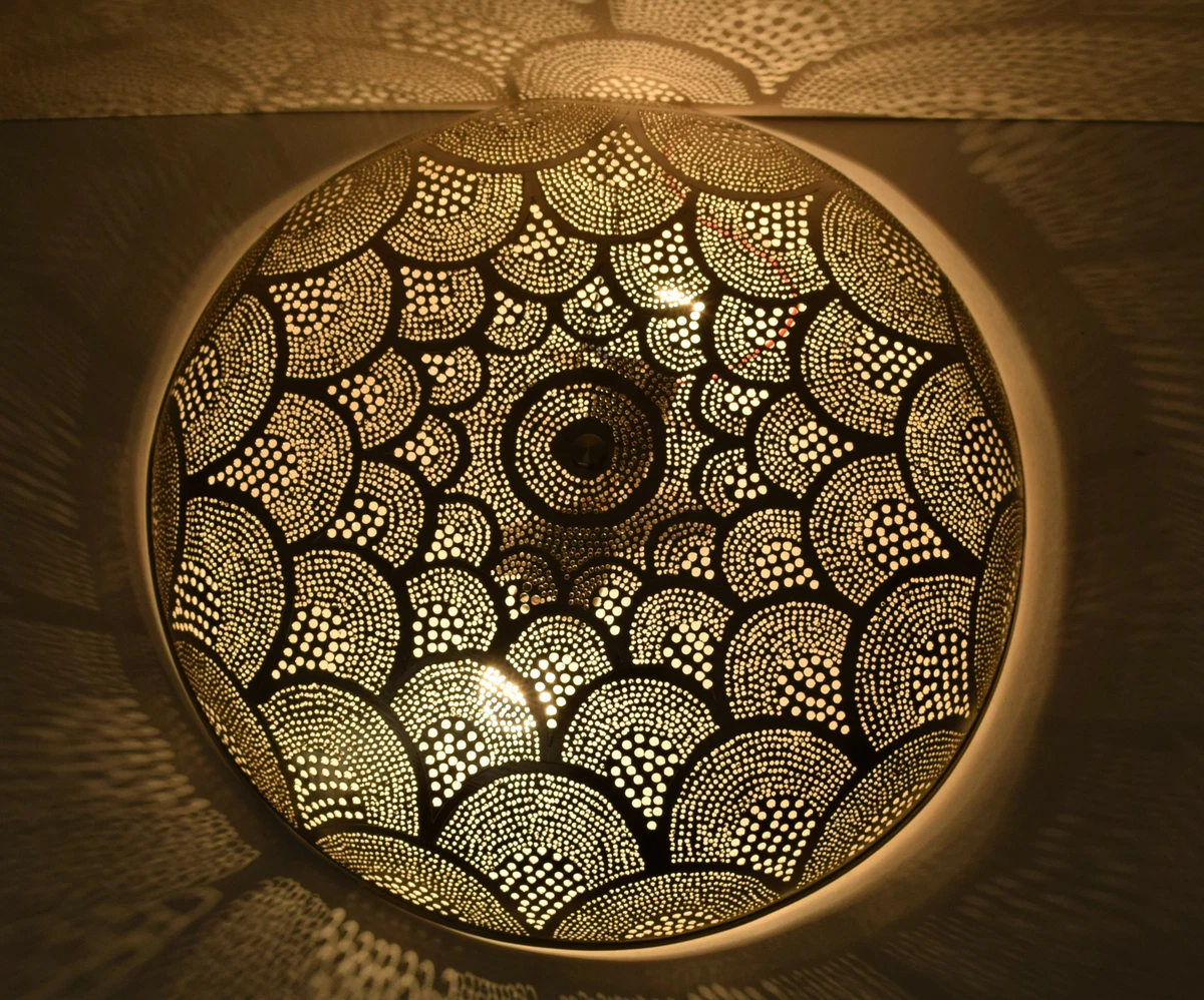 Moroccan flush 2024 mount light