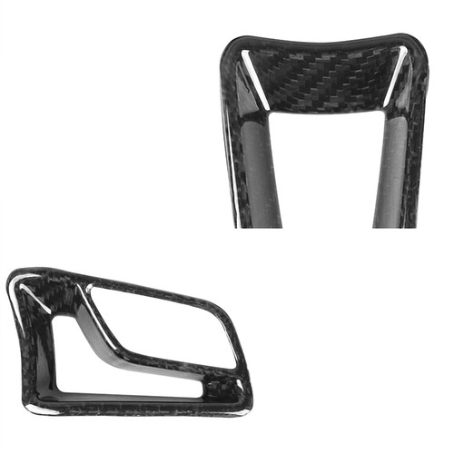 Real Carbon Fiber Steering Wheel Cover Trim For Porsche 718 Boxster Macan 911 - Picture 4 of 8