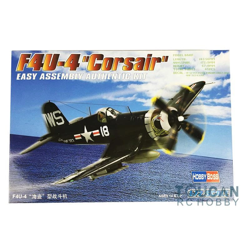 Hobby Boss Static Model 80218 1/72 F4U-4 Corsair Fighter Bomber Airplane Gifts - Image 4 of 4
