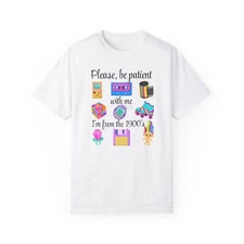 Comfort Color retro 1900s tee, Funny Retro 90s Shirt, vintage 90s style Meme tee