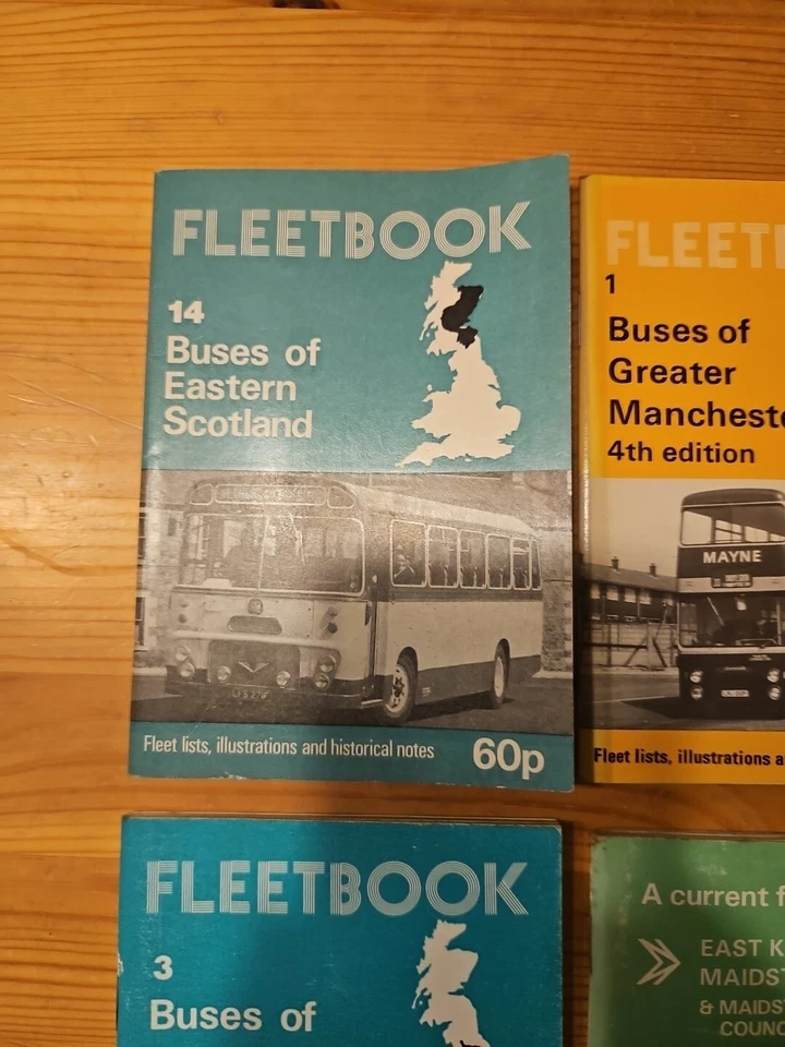 Vintage Job Lot 9 1970's Fleetbooks Buses - Image 2 of 4