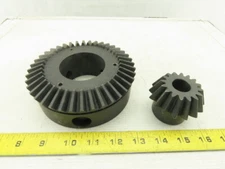 14035250 144mm OD x 60mm Bore Bevel Gear Set 20mm Bore Lot of 2