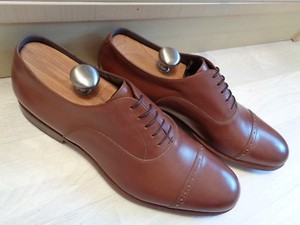 hugo boss cap toe oxford