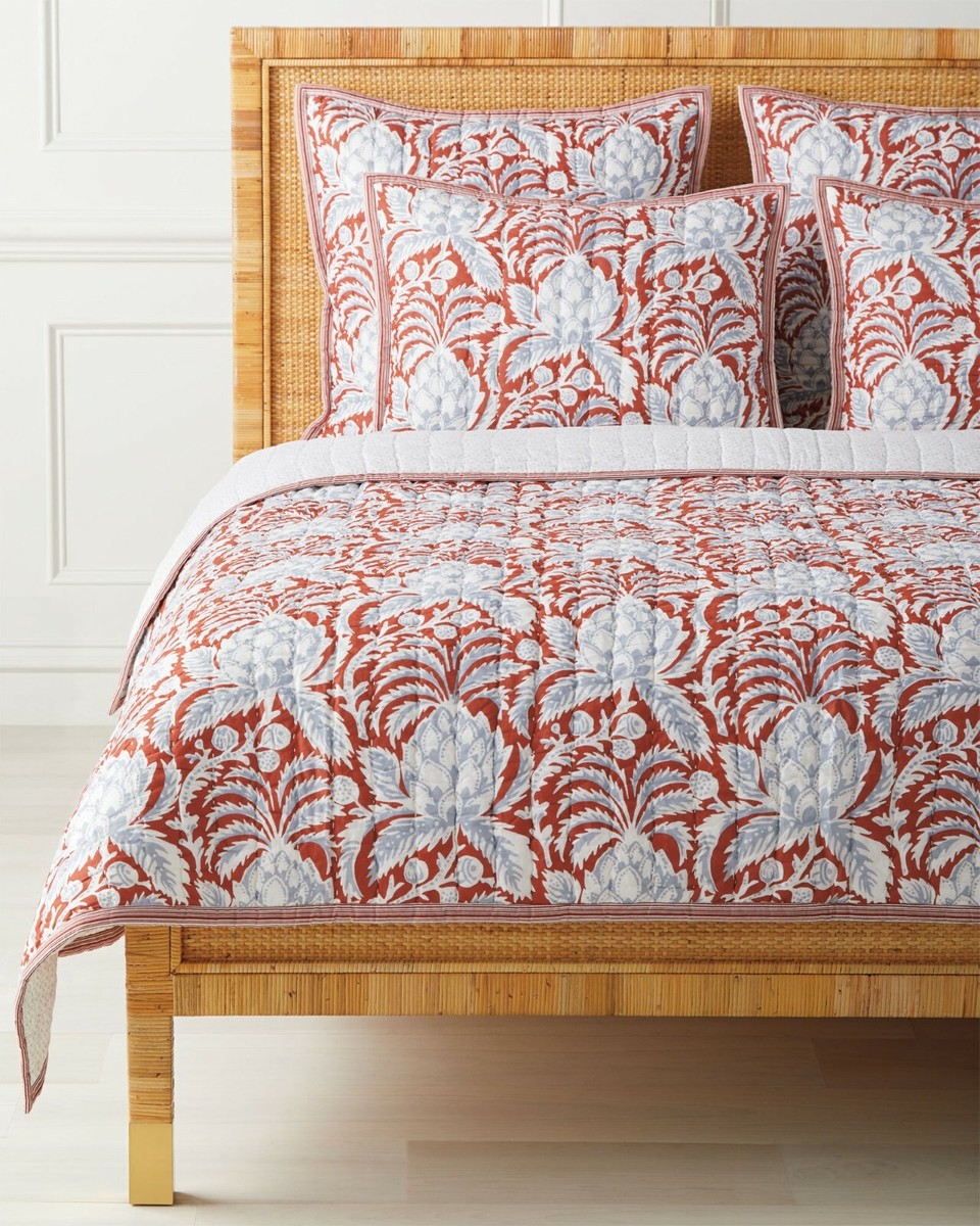 Jupe de lit festonnée Serena & Lily Wave NEUVE 248 $ HOMARD