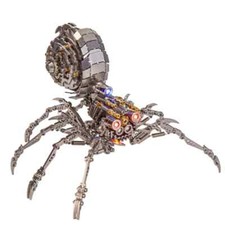 3D Metal Puzzle Spider Model DIY Steel Kit  creativity Build 203 pcs ideal Gift
