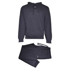 Hugo Boss Tracksuit Dapodayote Sweatshirt  Pants 2PC Set Men's Pull-Over Black