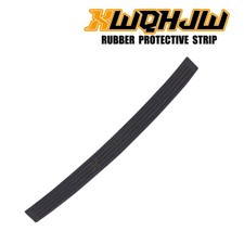 Rubber Rear Bumper Protector Trim Strip Car Trunk Sill Guard Scratch Pad
