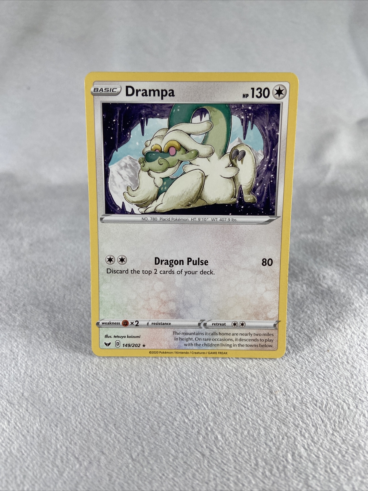 Drampa 149/202 Rare Card Sword & Shield